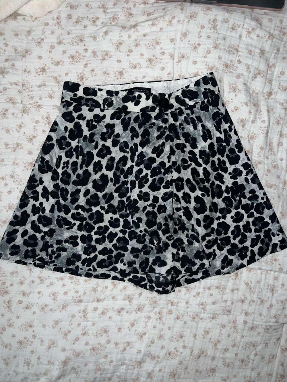 ZARA - Cheetah Print mini skirt